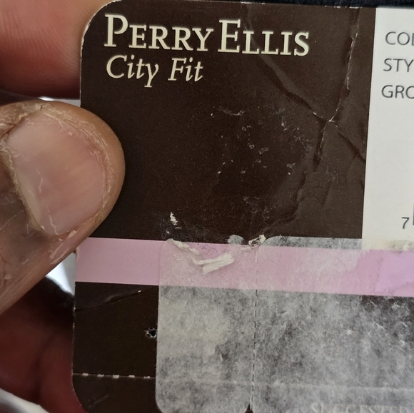 Perry Ellis Blazer Sports Coat Mens Sz 42 Striped Gray City Fit 2button New - Picture 14 of 16